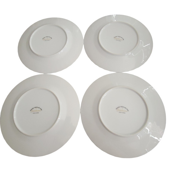 Gold Standard Salad Plate Quality Porcelain China Made in Japan MCM Set of 4 - Picture 2 of 8